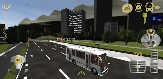 Autobús en zona urbana venezolana
