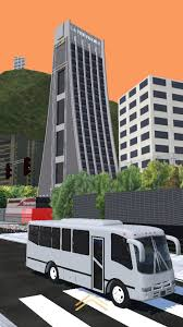 Autobús frente a edificios en Bussven