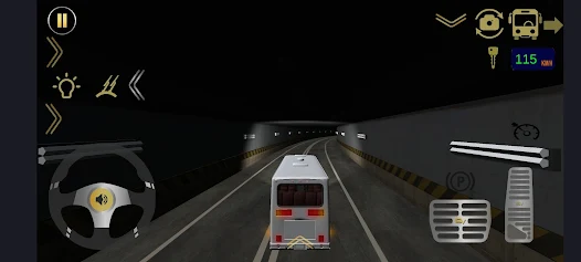 Bussven túnel nocturno